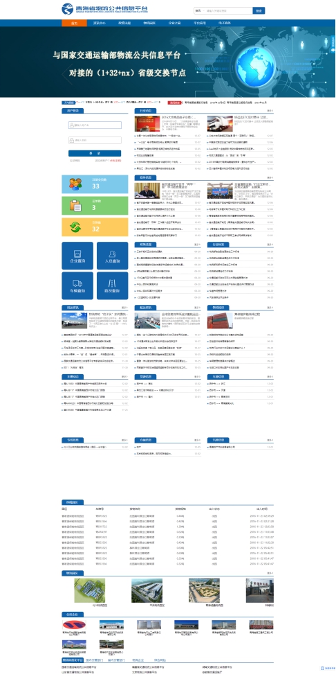 青海省物流公共信息平臺(tái)進(jìn)入上線試運(yùn)行階段